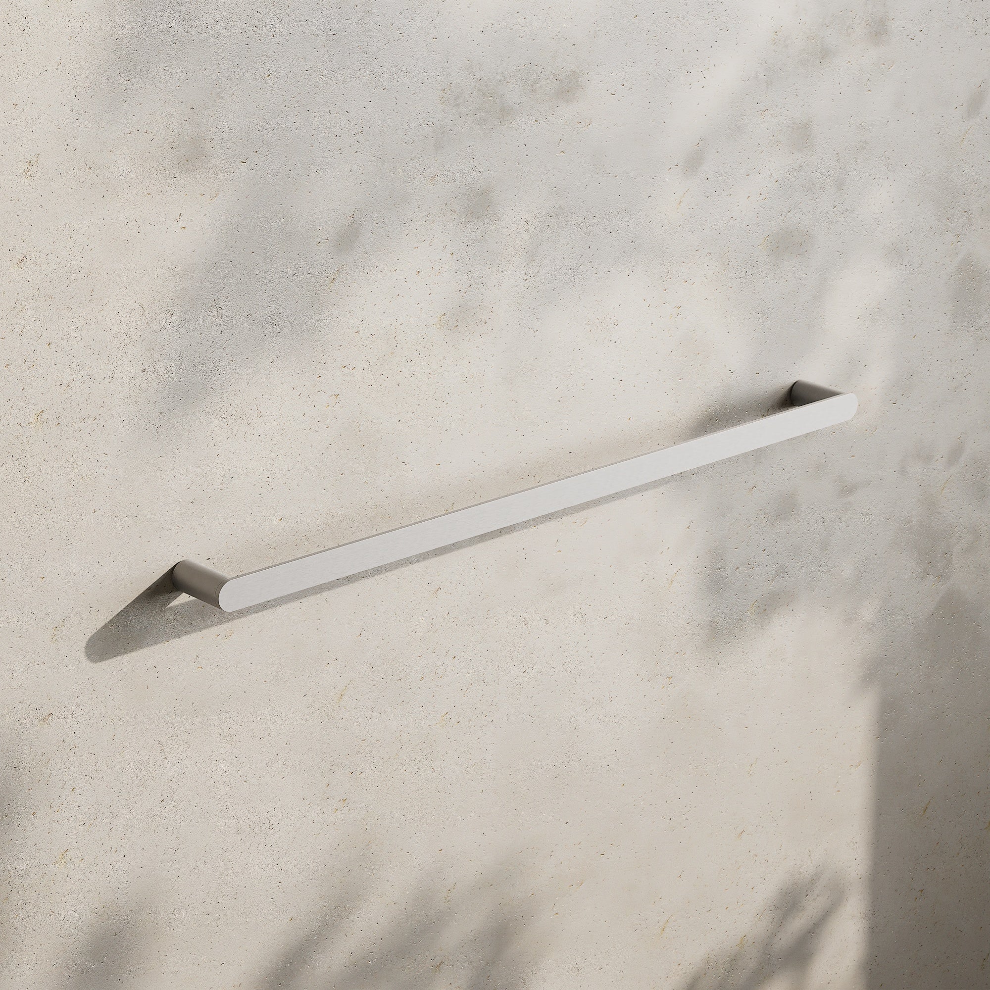 Image of Single Towel Rail 800mm - Flat - Cavari