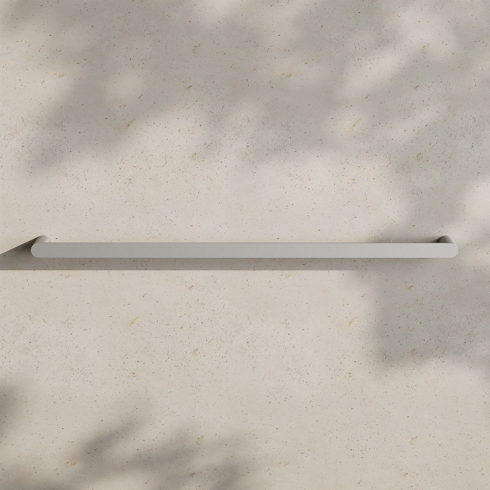 Image of Single Towel Rail 800mm - Flat - Cavari