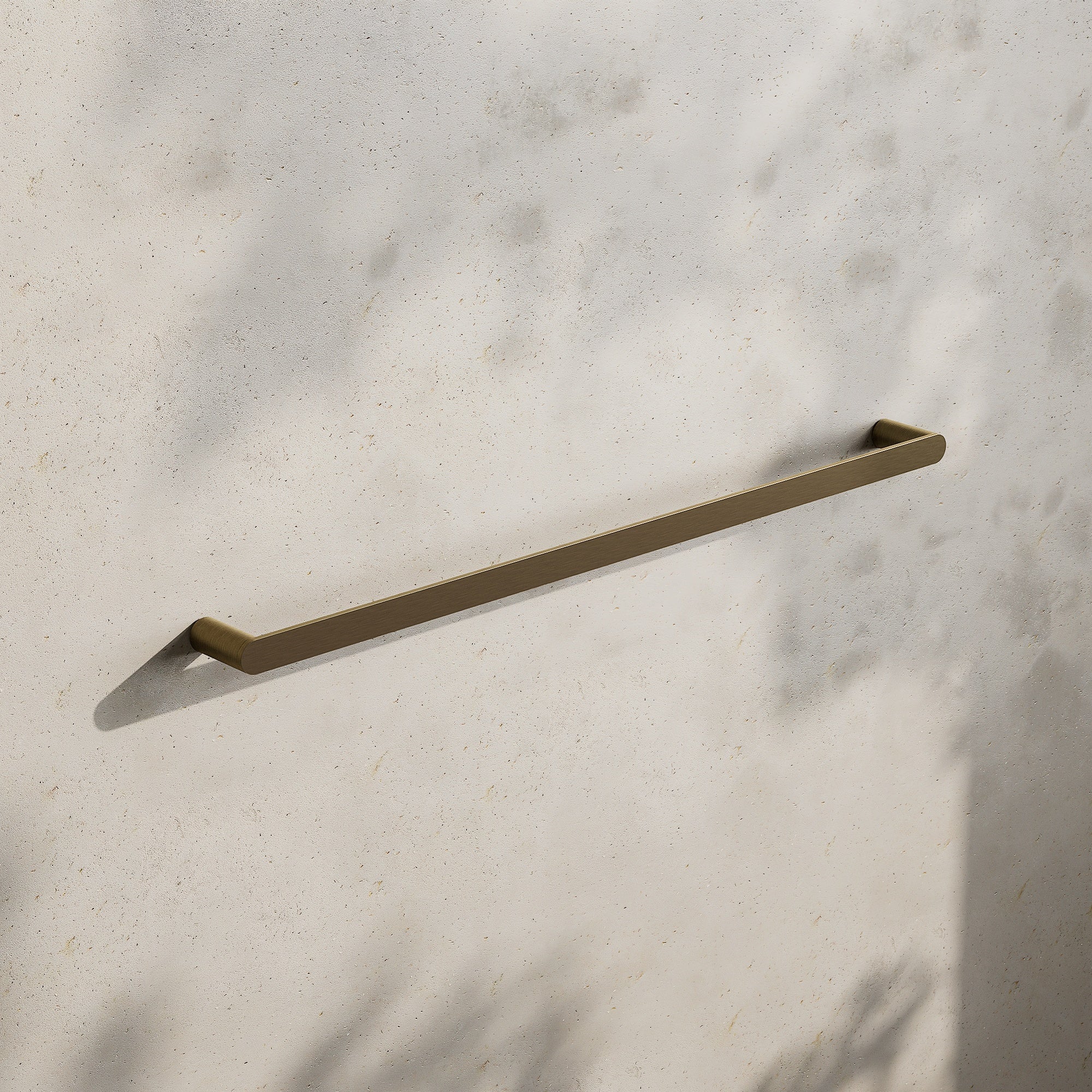 Image of Single Towel Rail 800mm - Flat - Cavari