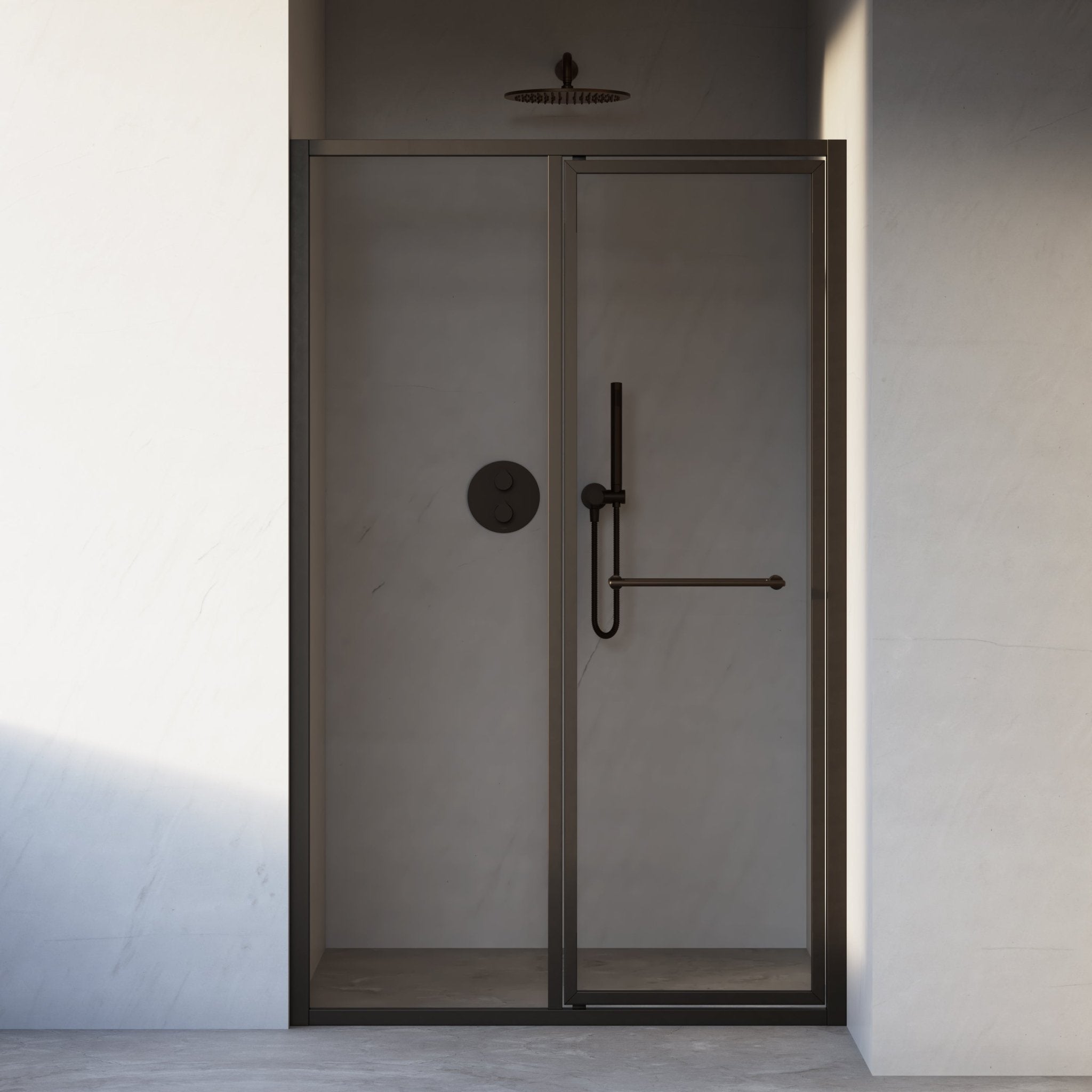 Image of Solace Hinged Shower Door - Cavari