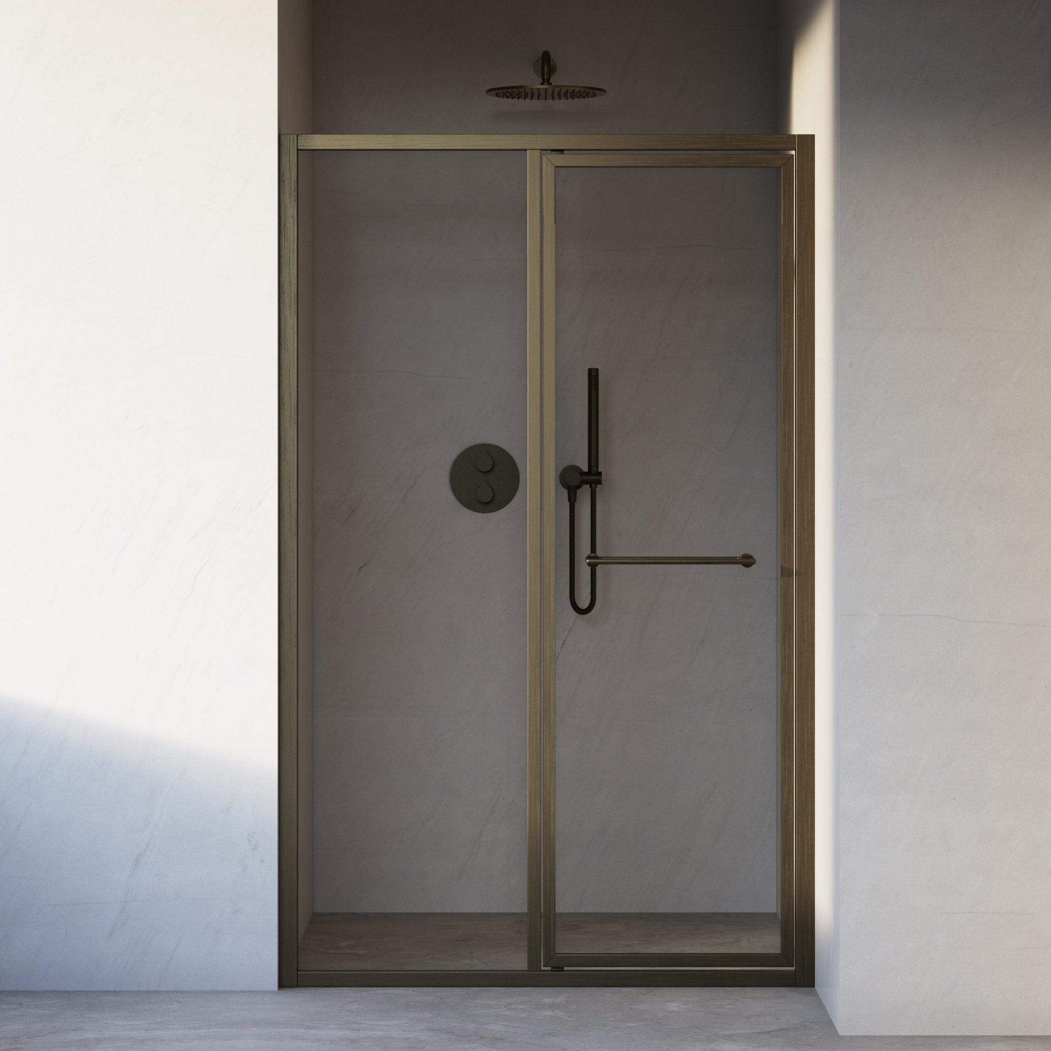 Image of Solace Hinged Shower Door - Cavari