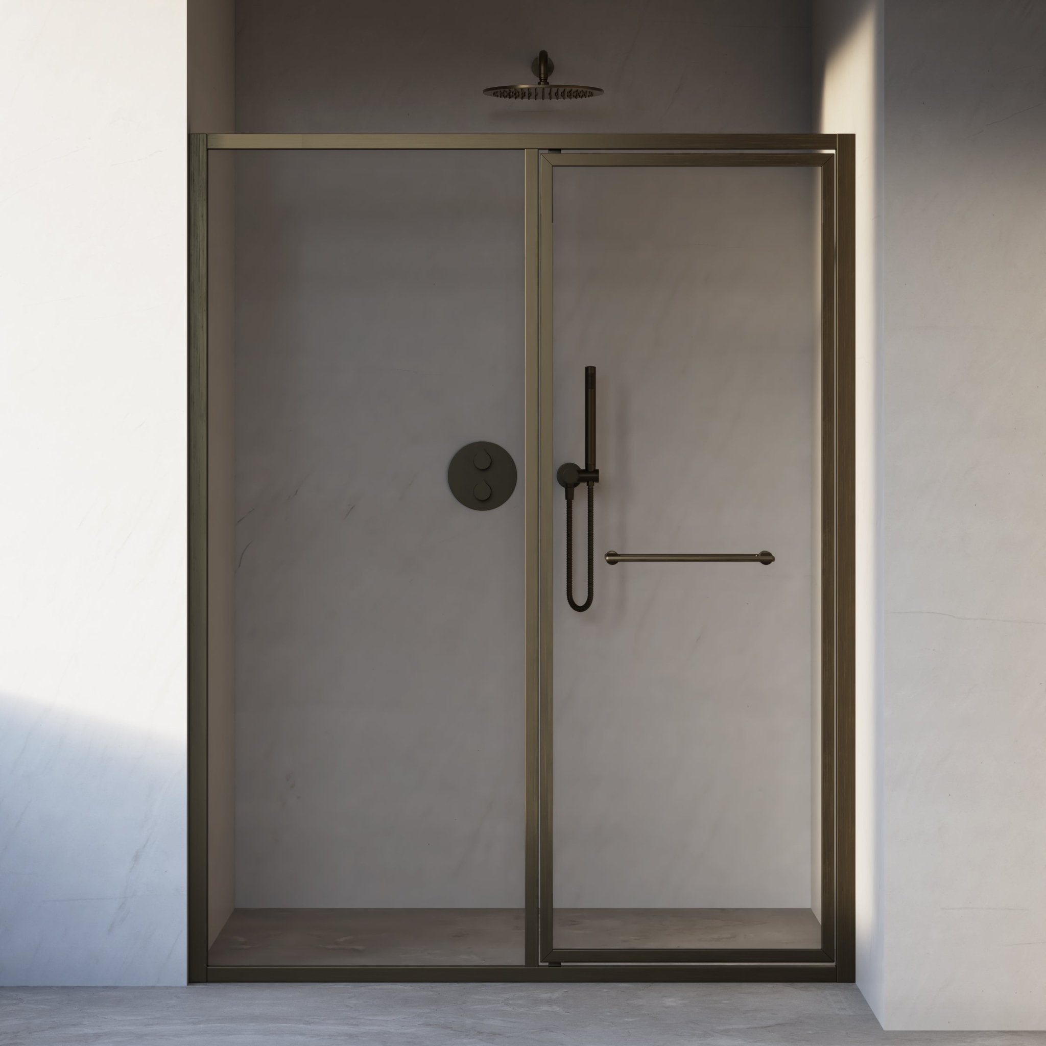 Image of Solace Hinged Shower Door - Cavari