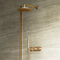 Strata 2-Way Thermostatic Shower Set – Overhead & Integrated Hand Shower