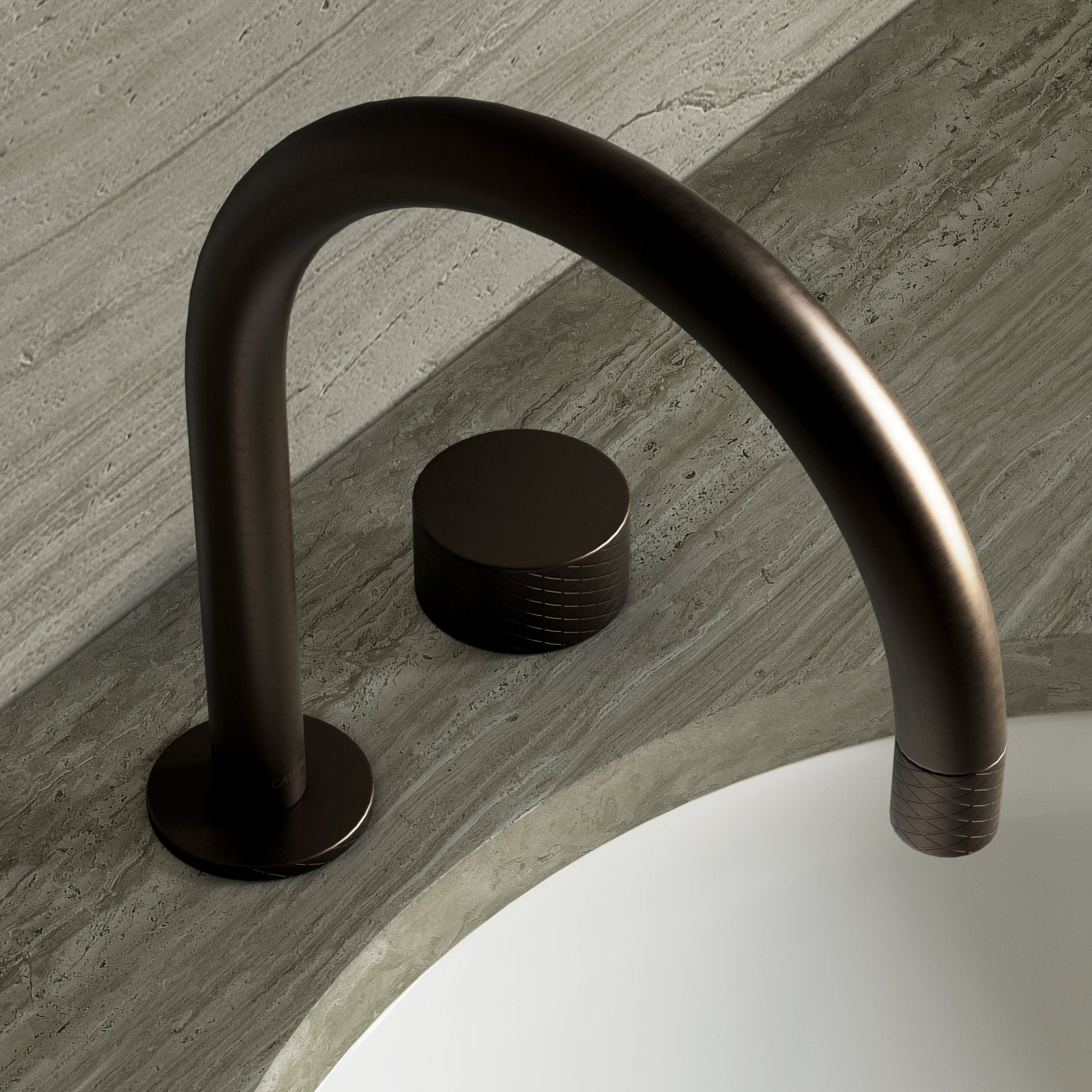 Image of Strata Deck Mounted Basin Tap - Cavari