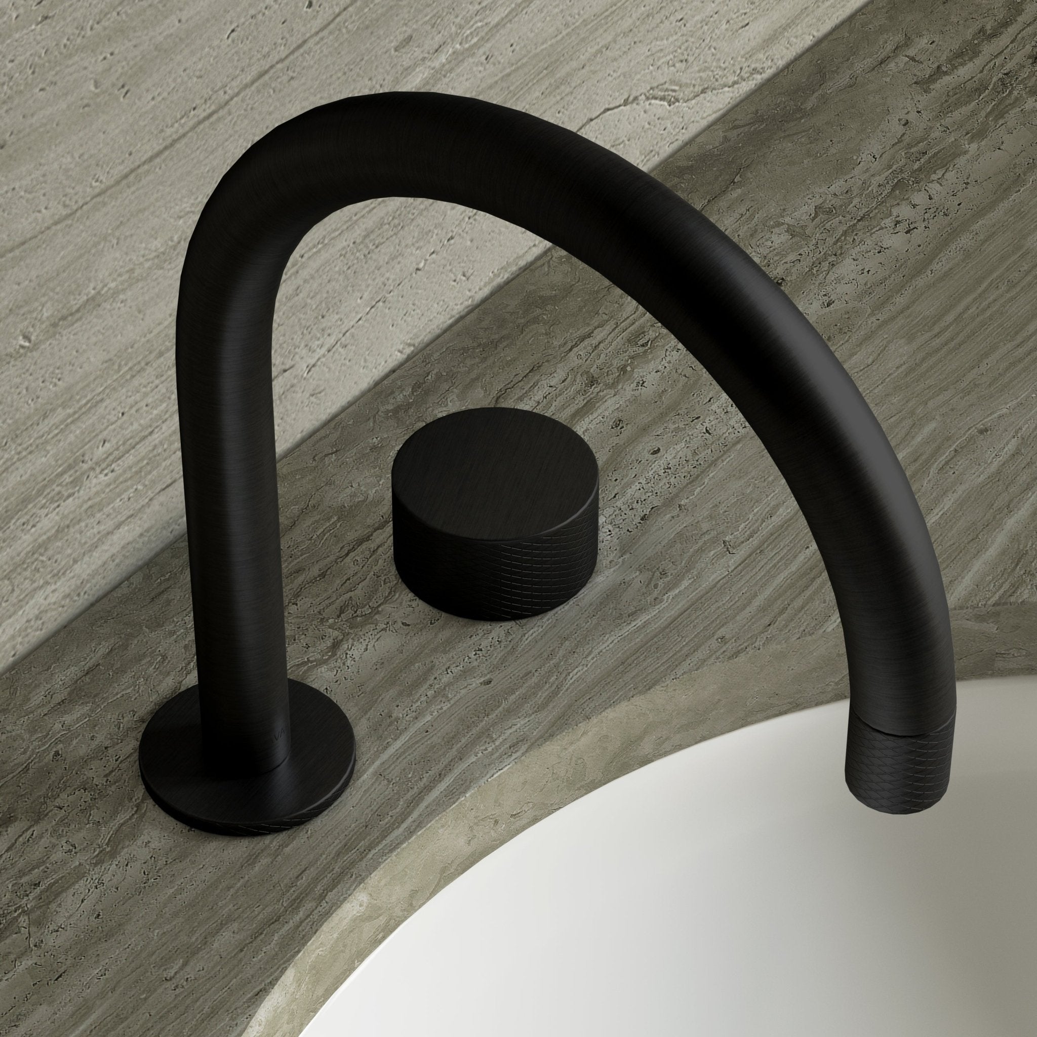 Image of Strata Deck Mounted Basin Tap - Cavari