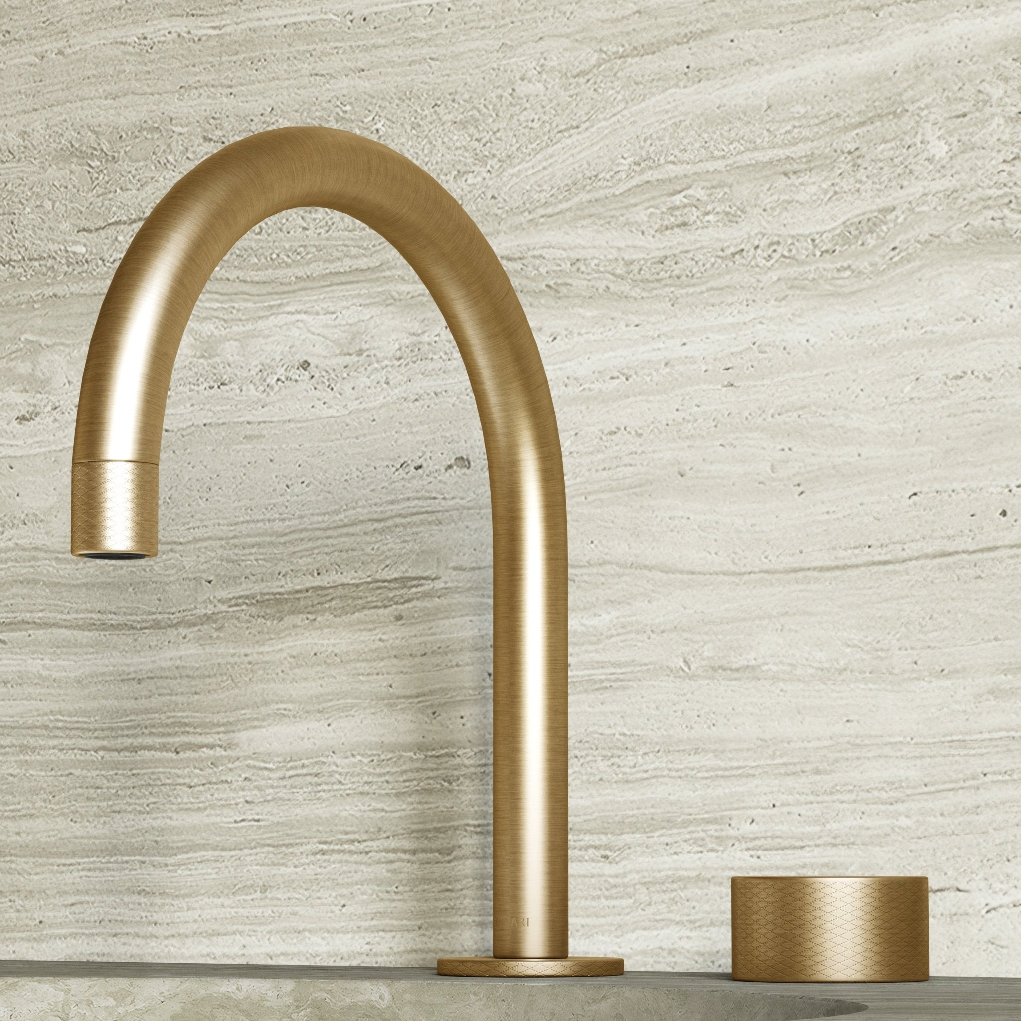 Image of Strata Deck Mounted Basin Tap - Cavari
