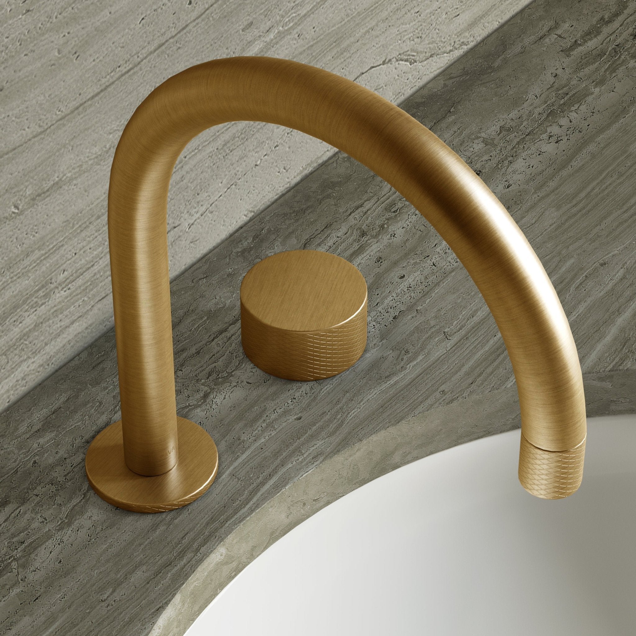 Image of Strata Deck Mounted Basin Tap - Cavari