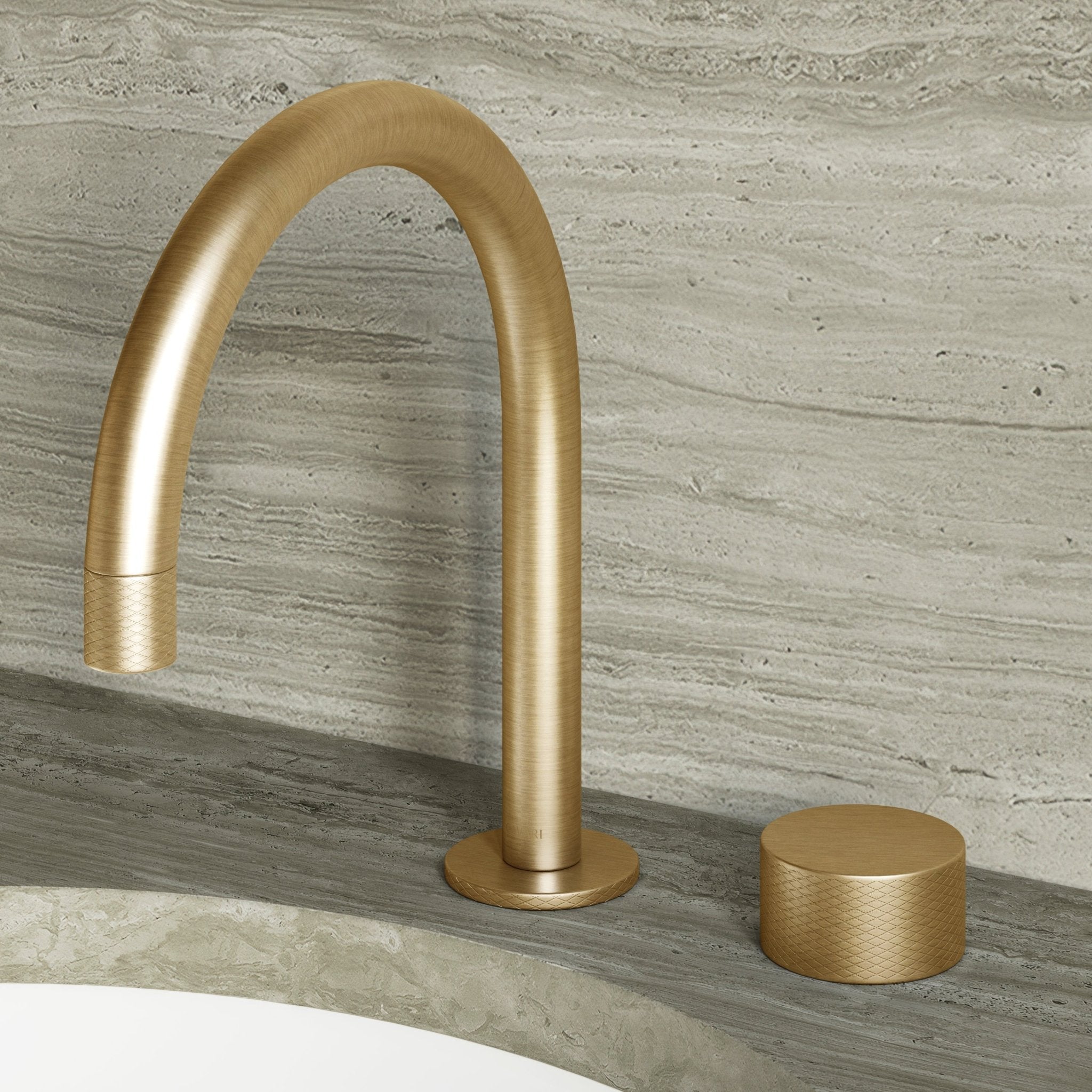 Image of Strata Deck Mounted Basin Tap - Cavari