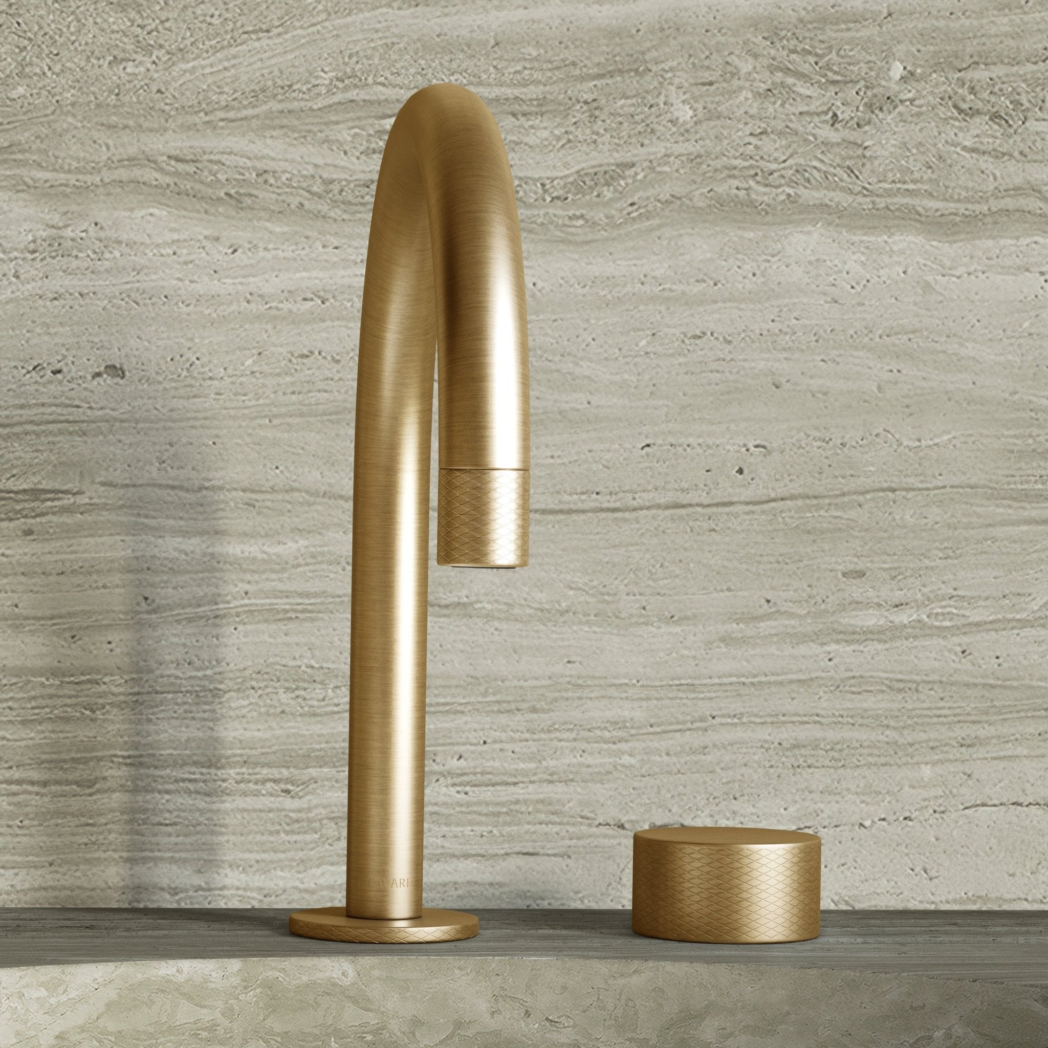 Image of Strata Deck Mounted Basin Tap - Cavari