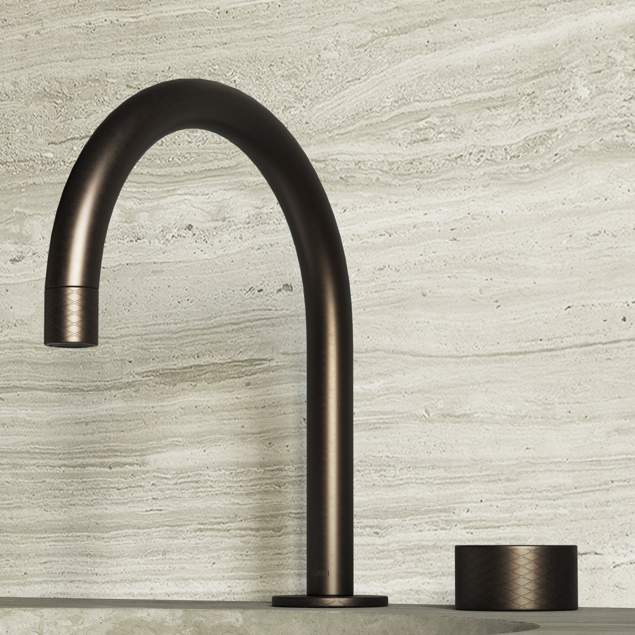 Image of Strata Deck Mounted Basin Tap - Cavari