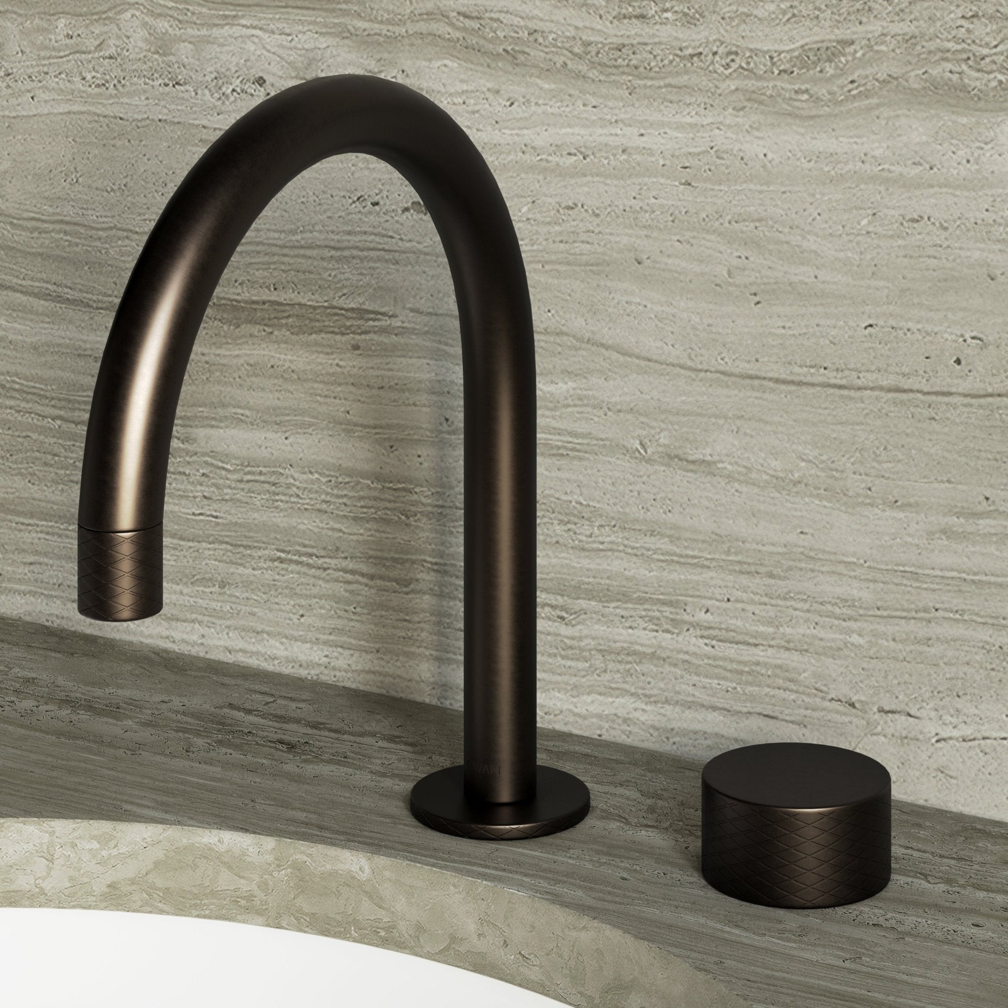 Image of Strata Deck Mounted Basin Tap - Cavari