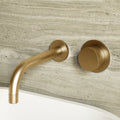 Strata Wall Mounted Basin Mixer with Backplate – Long Spout