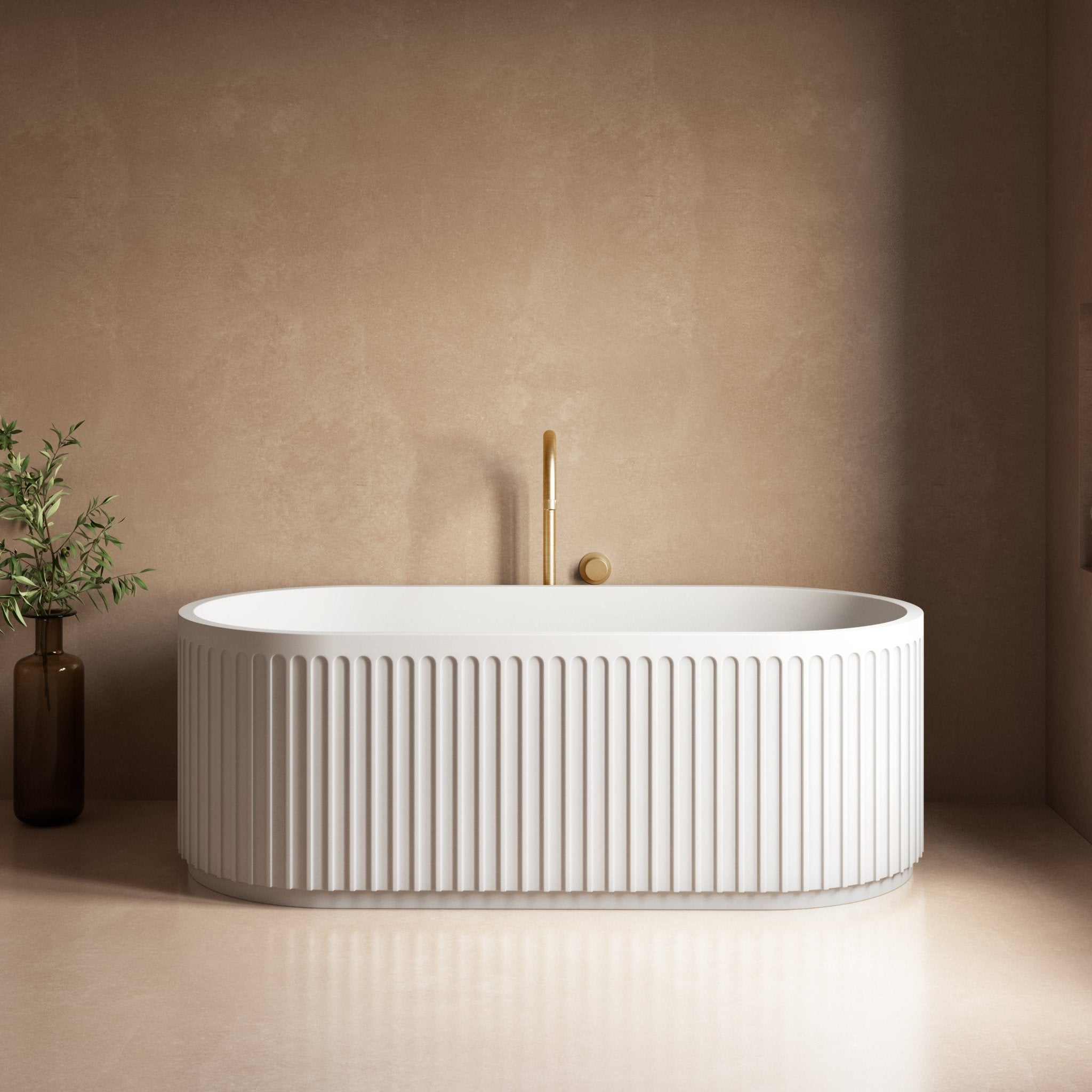 Image of Tambour Freestanding Bath - Cavari