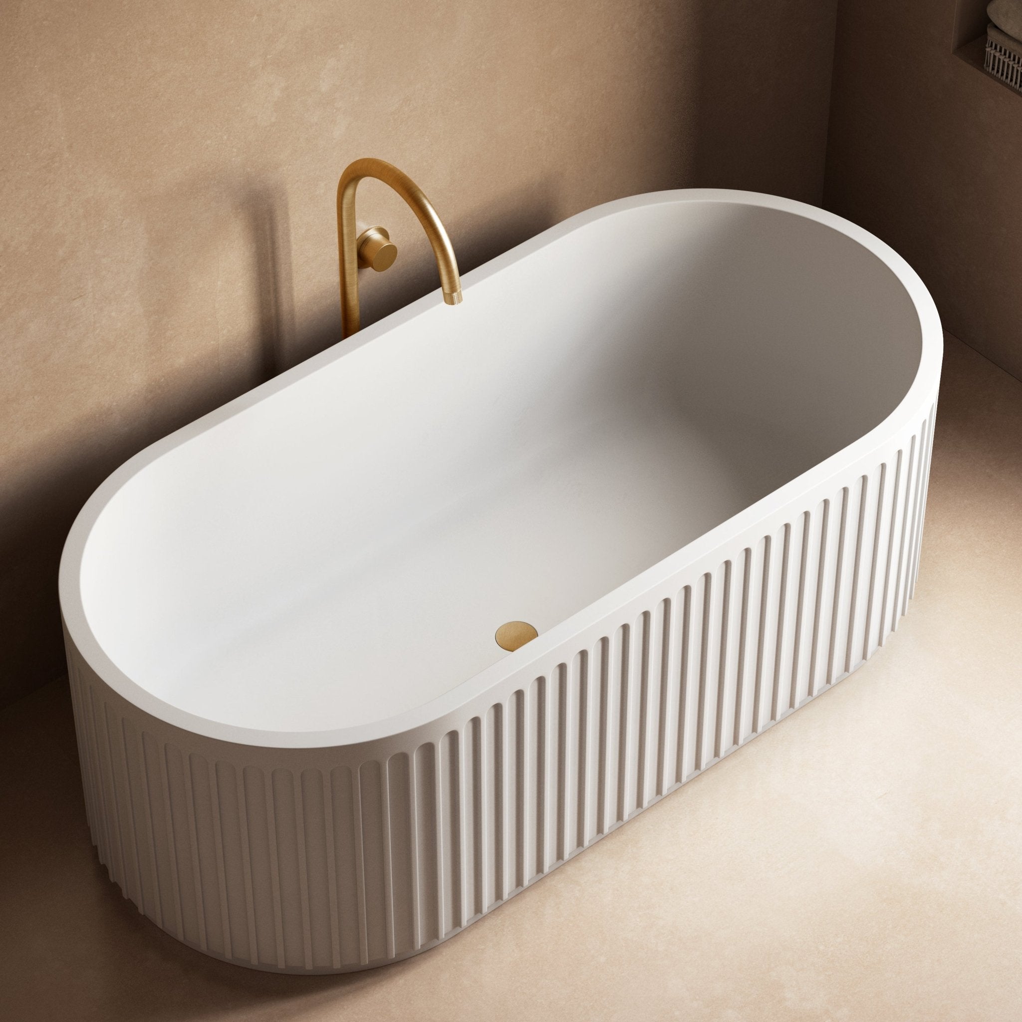 Image of Tambour Freestanding Bath - Cavari