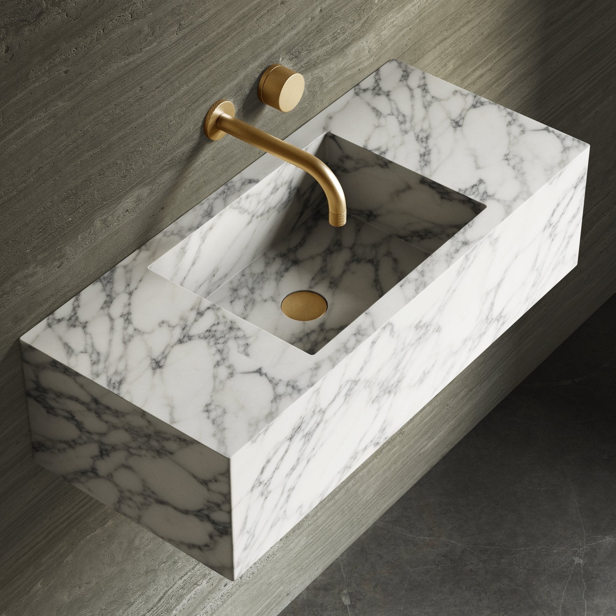 Image of Tavola Wall Basin - Cavari