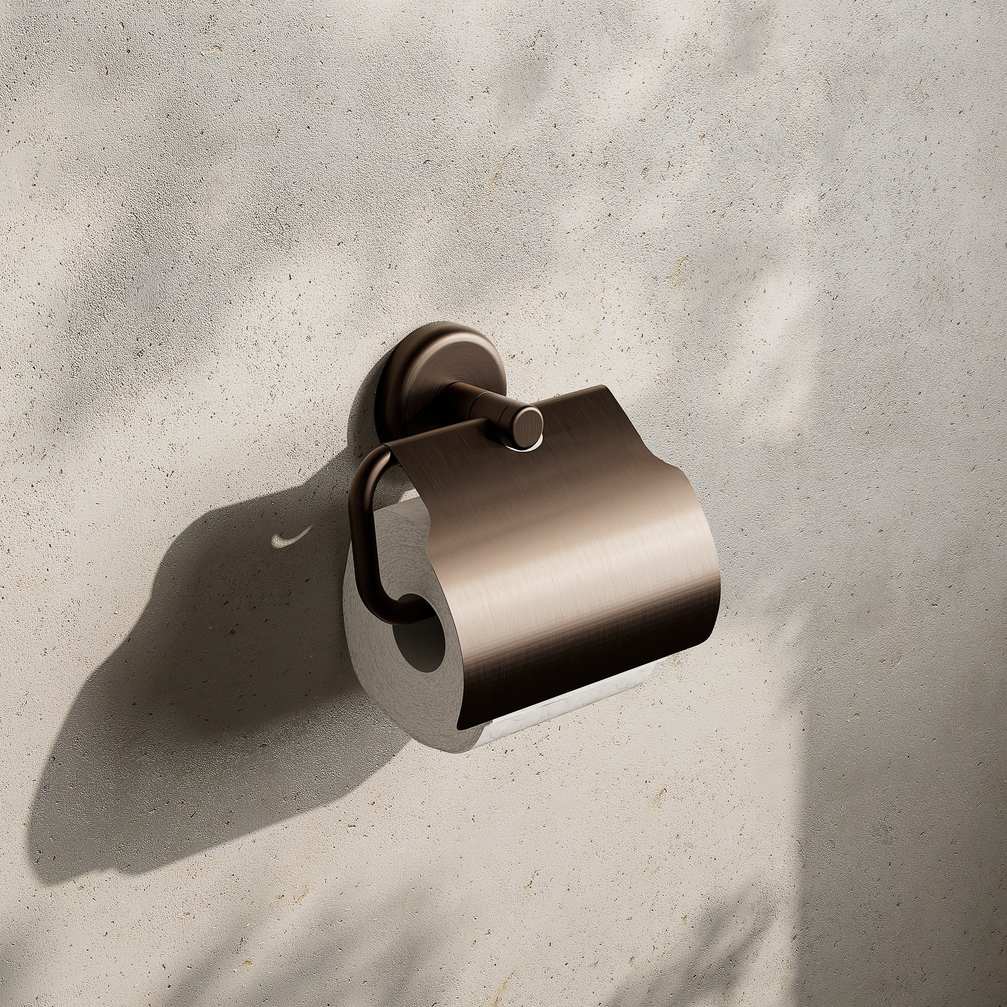 Image of Toilet Roll Holder with Cover - Cavari