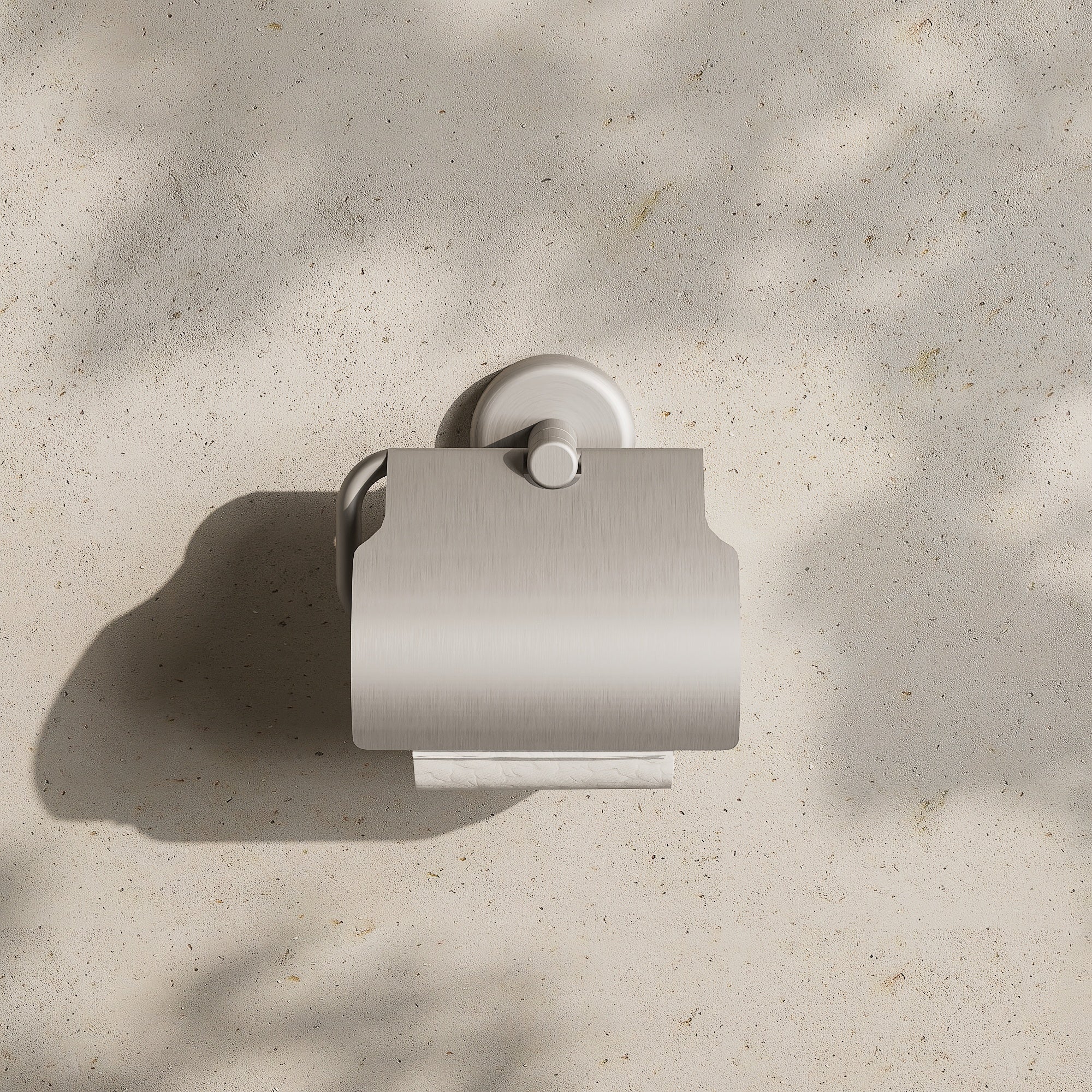 Image of Toilet Roll Holder with Cover - Cavari