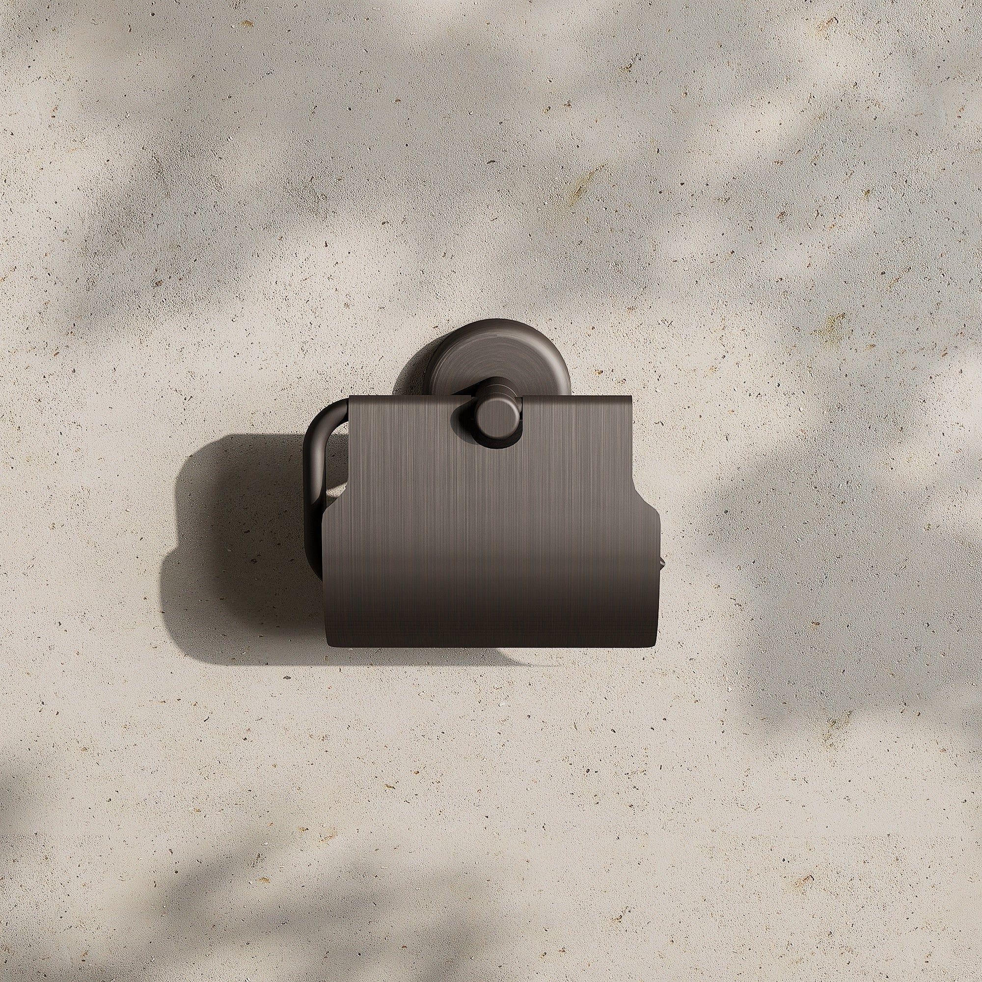 Image of Toilet Roll Holder with Cover - Cavari