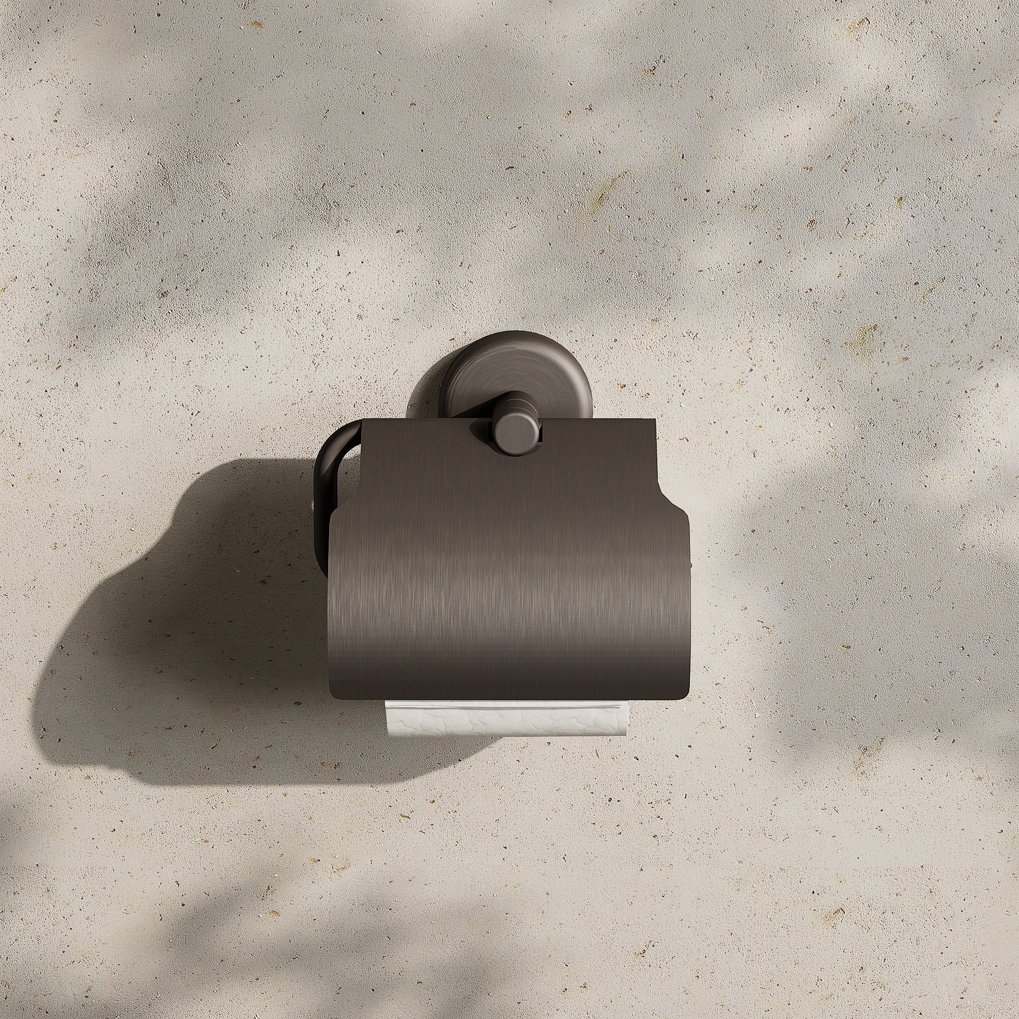 Image of Toilet Roll Holder with Cover - Cavari