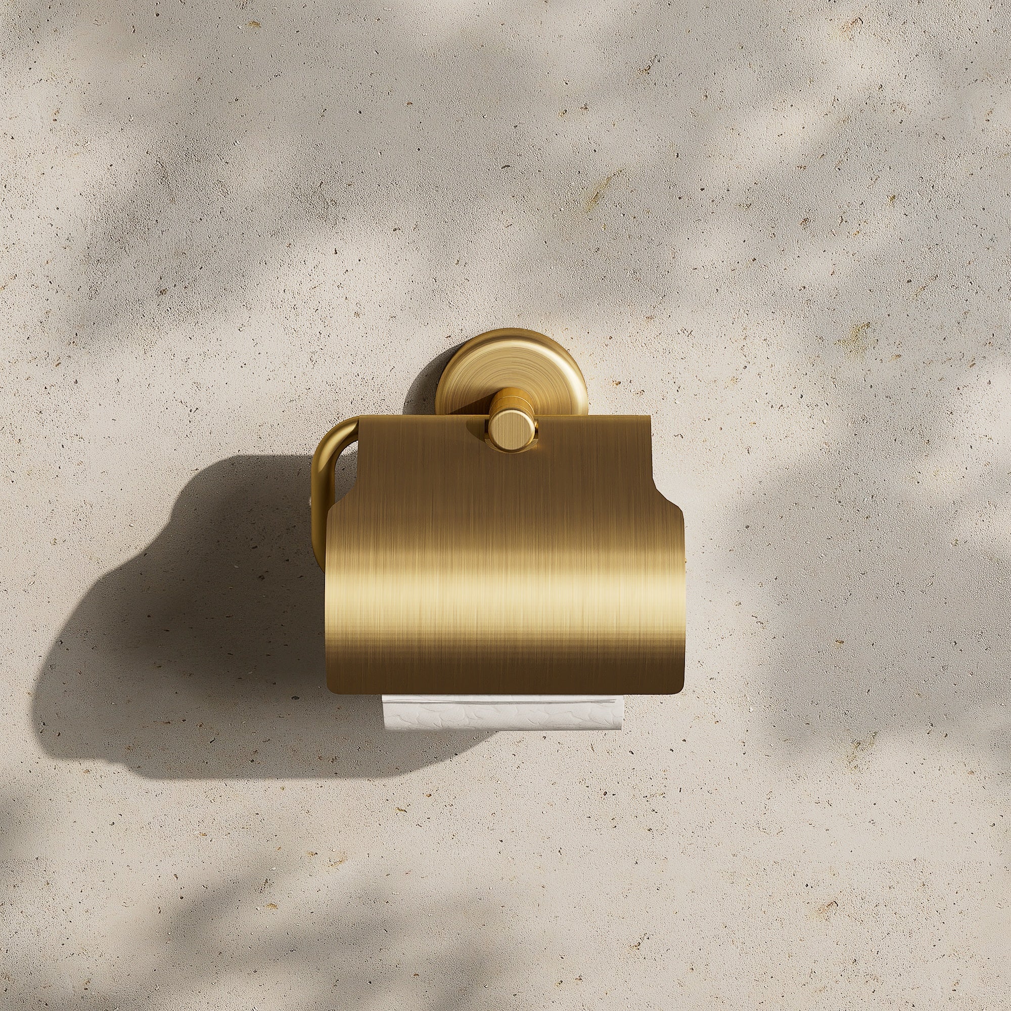 Image of Toilet Roll Holder with Cover - Cavari