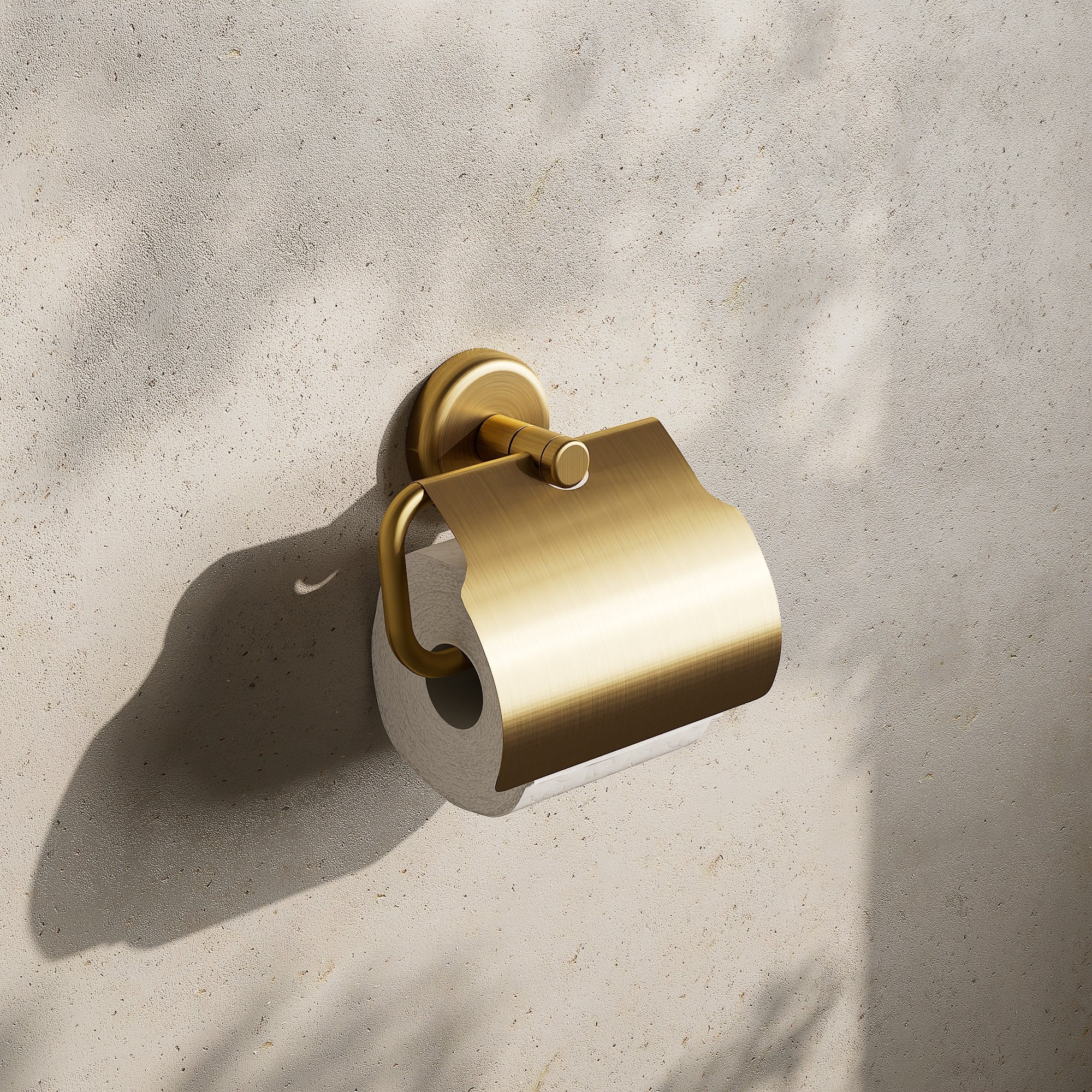Image of Toilet Roll Holder with Cover - Cavari