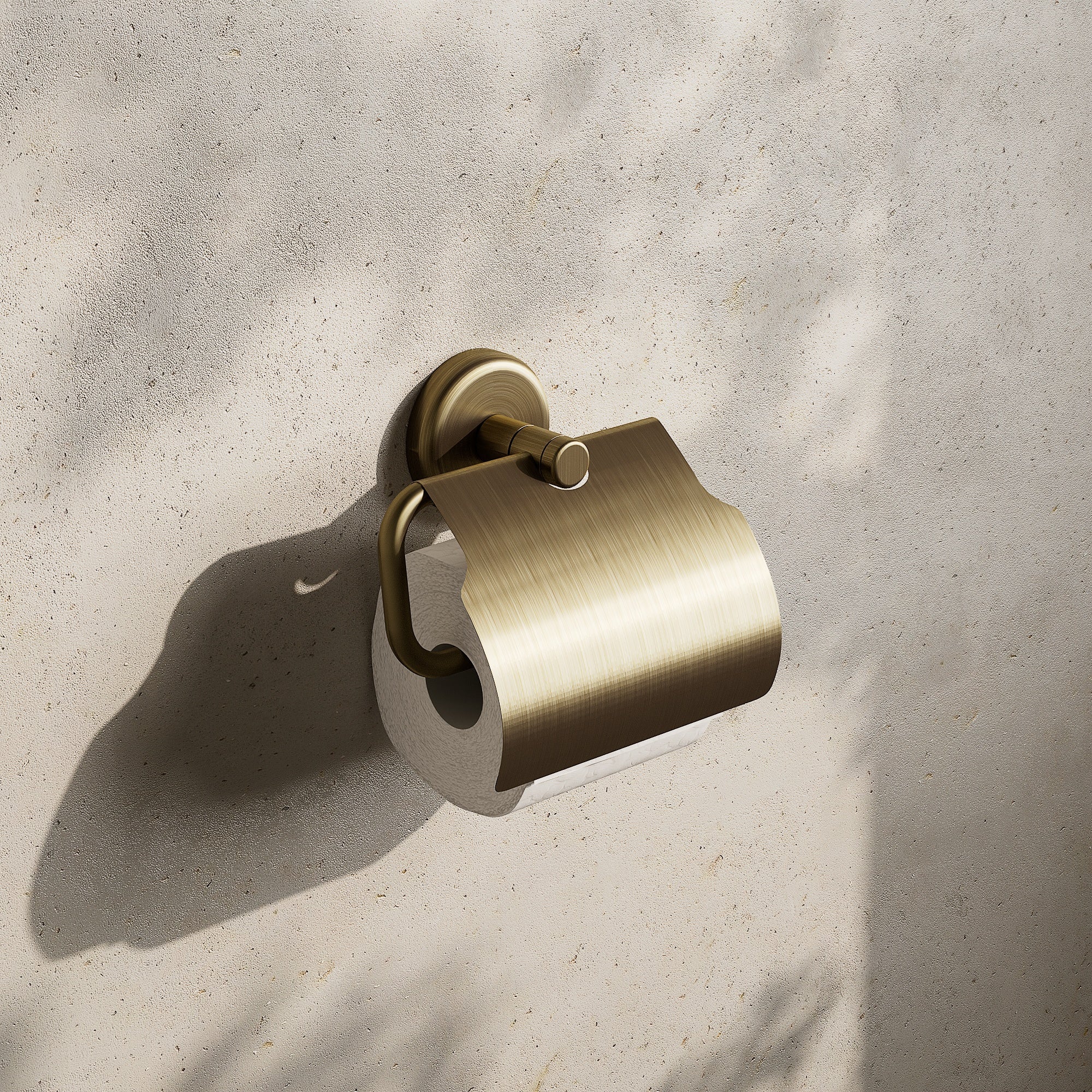 Image of Toilet Roll Holder with Cover - Cavari