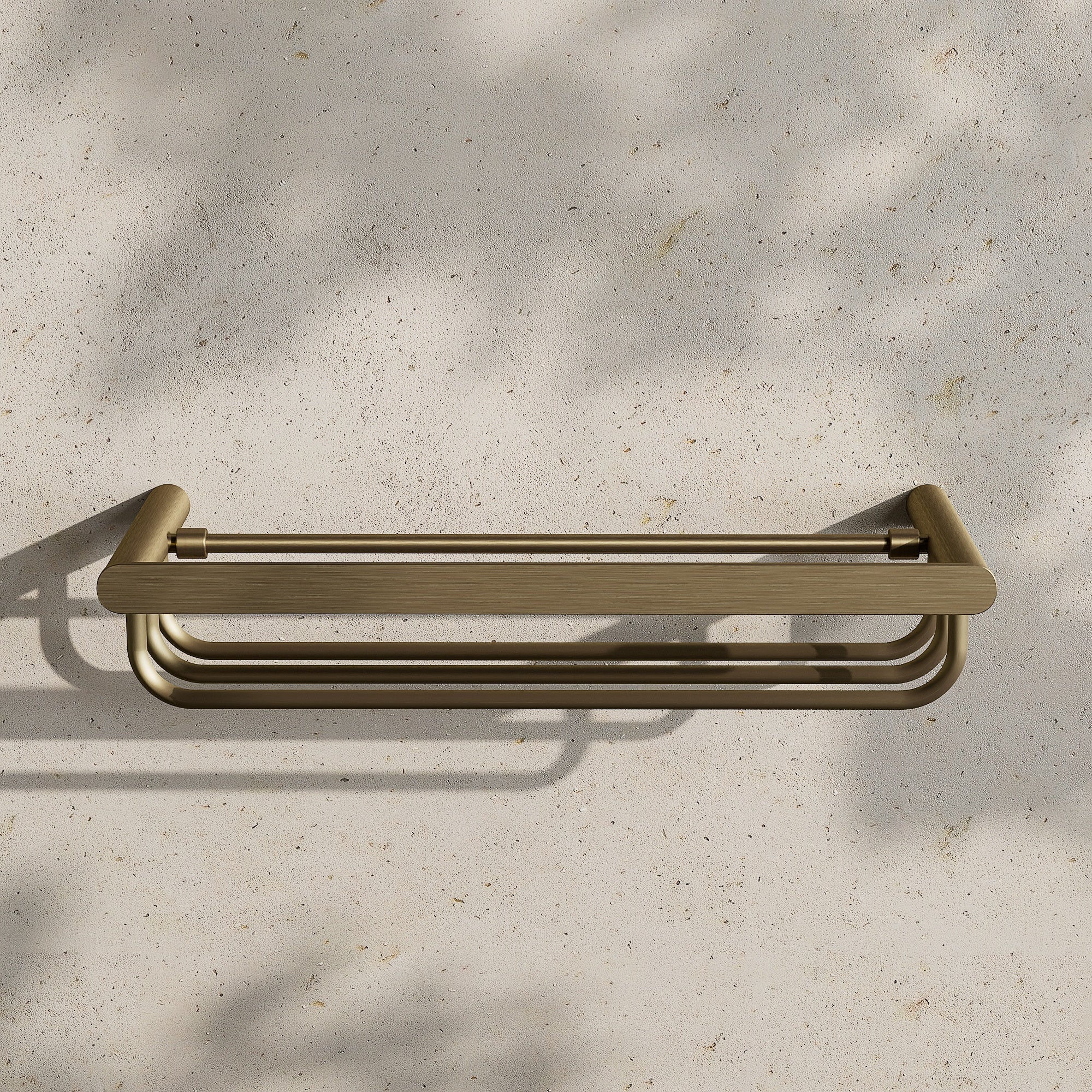 Image of Towel Rack with Rail 600mm - Flat - Cavari