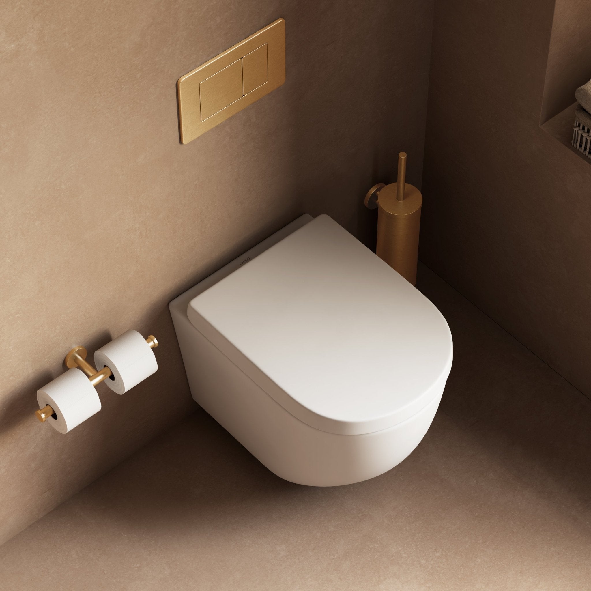 Image of Wall Hung Toilet - Cavari