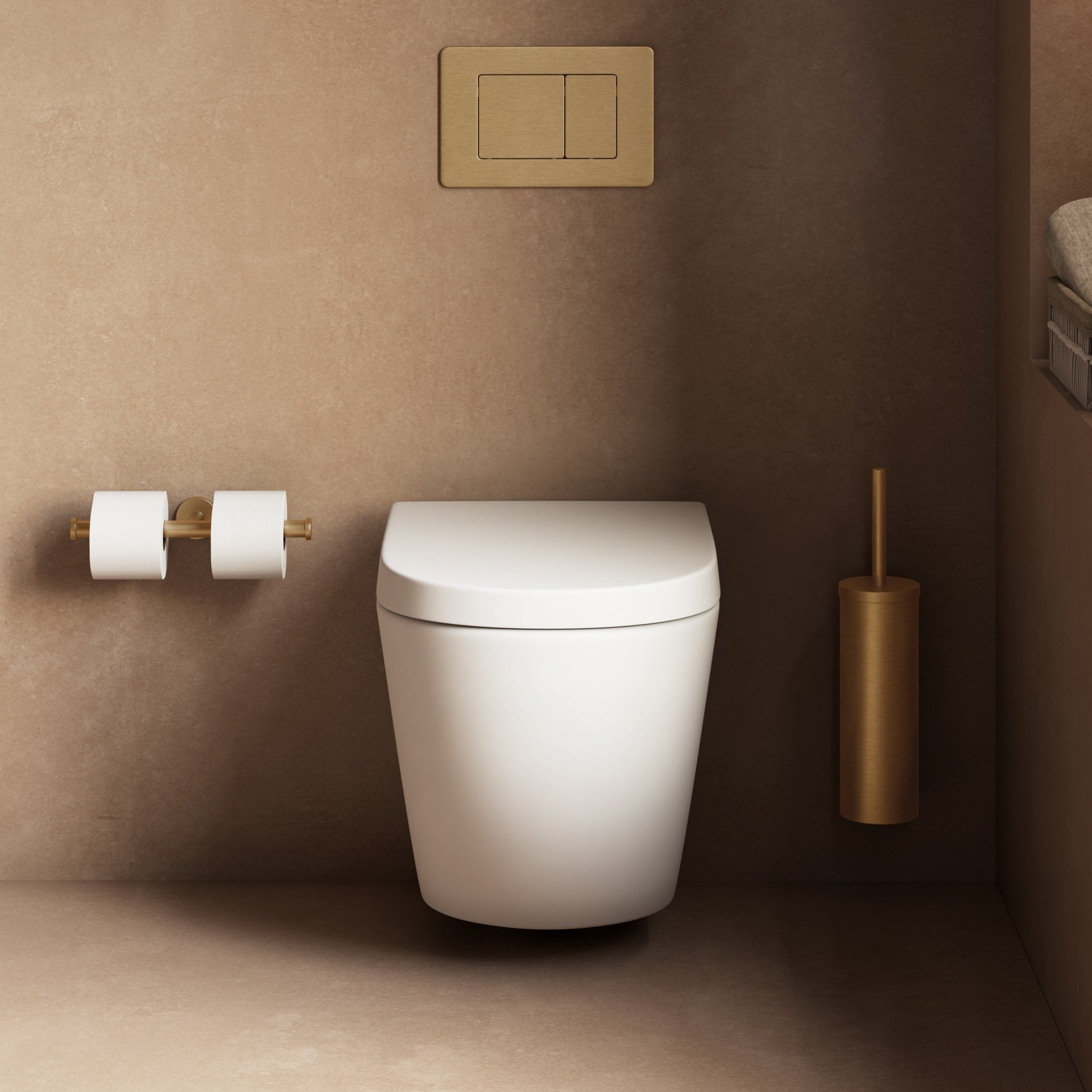 Image of Wall Hung Toilet - Cavari