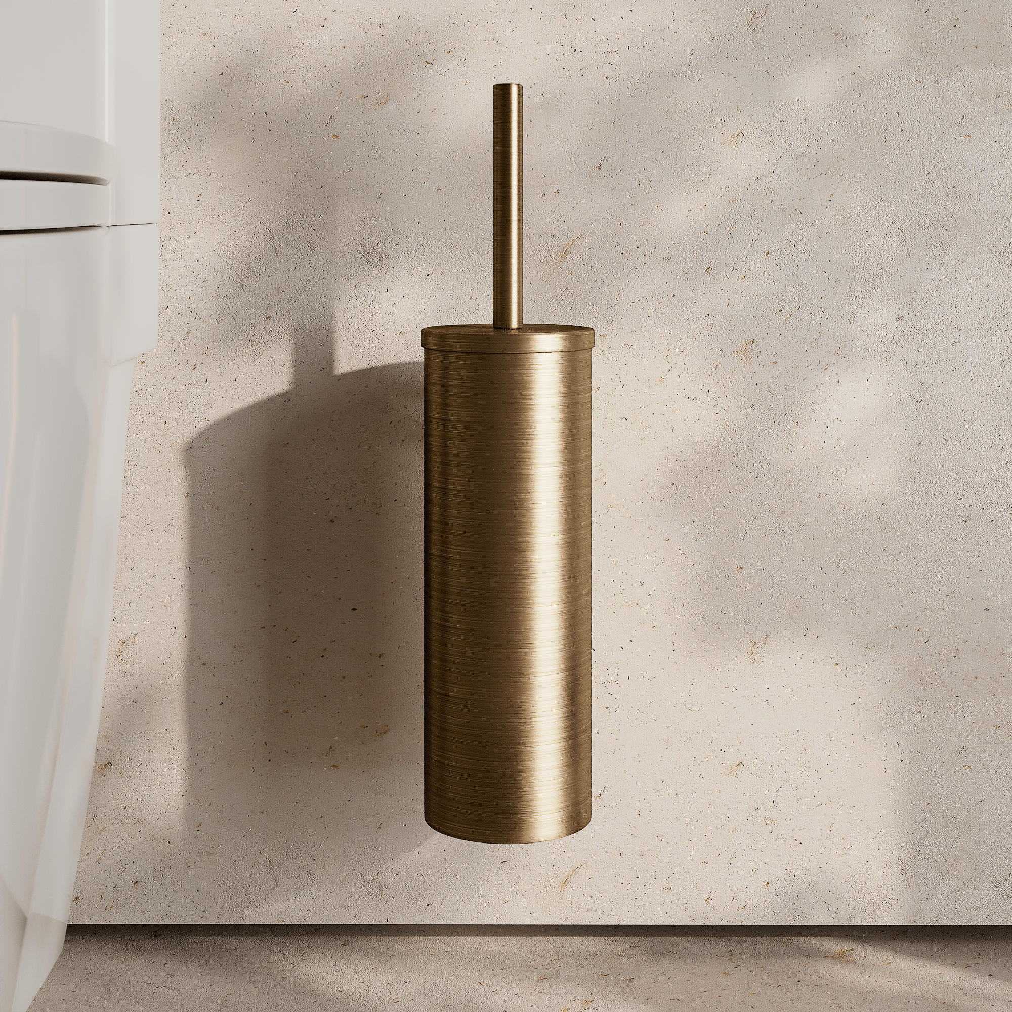 Image of Wall Mounted Toilet Brush – Flat - Cavari