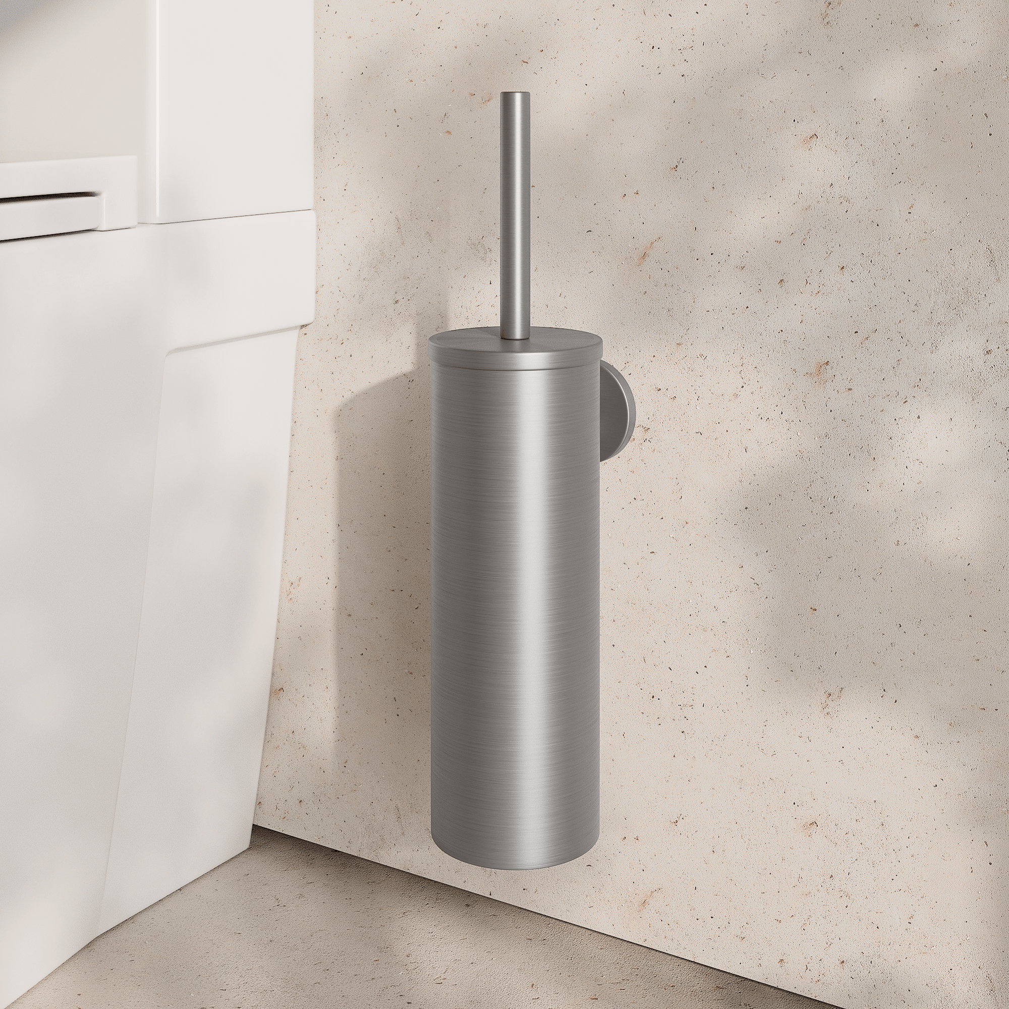 Image of Wall Mounted Toilet Brush – Flat - Cavari