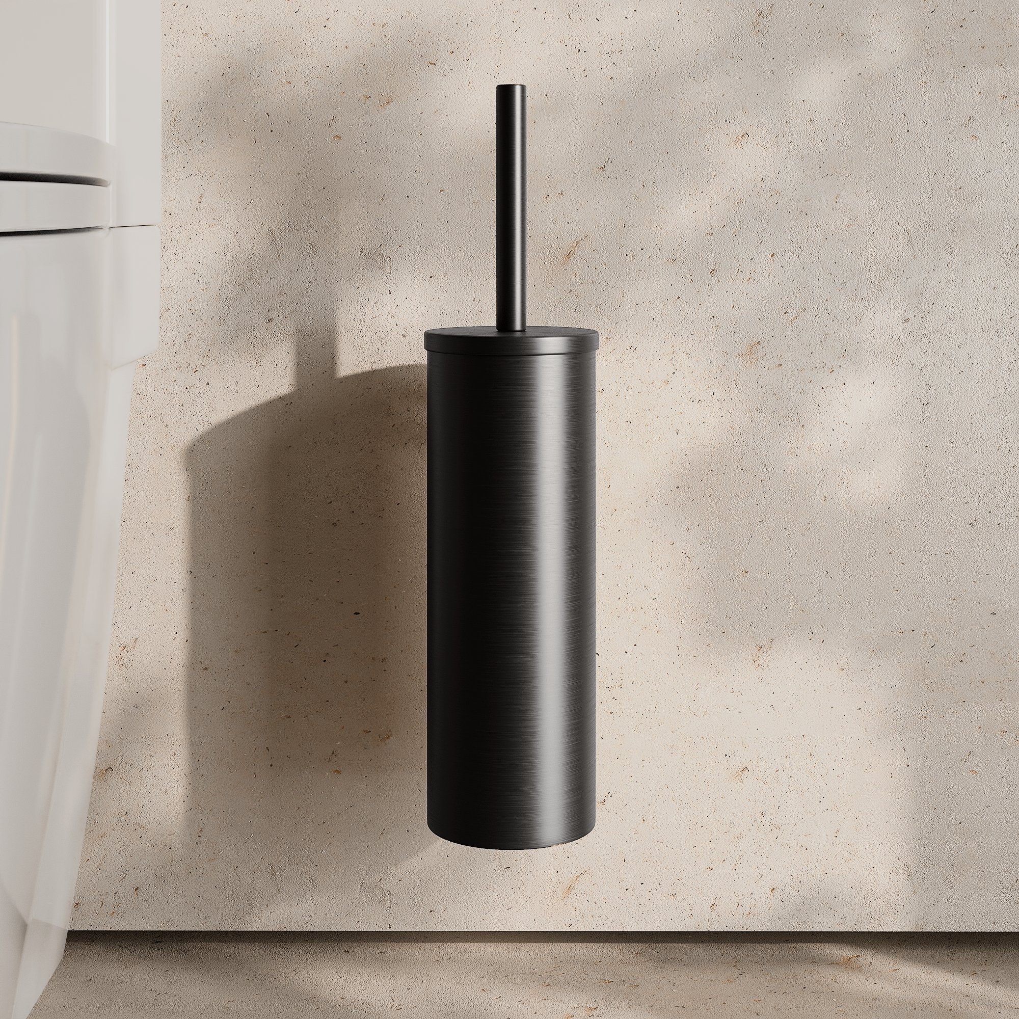 Image of Wall Mounted Toilet Brush – Flat - Cavari